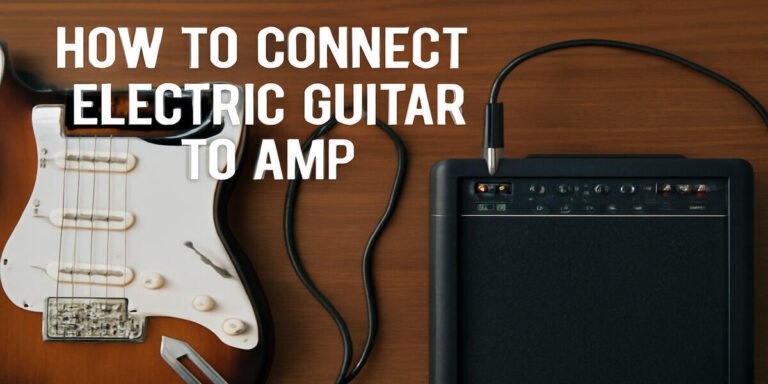 how to connect guitar to amp