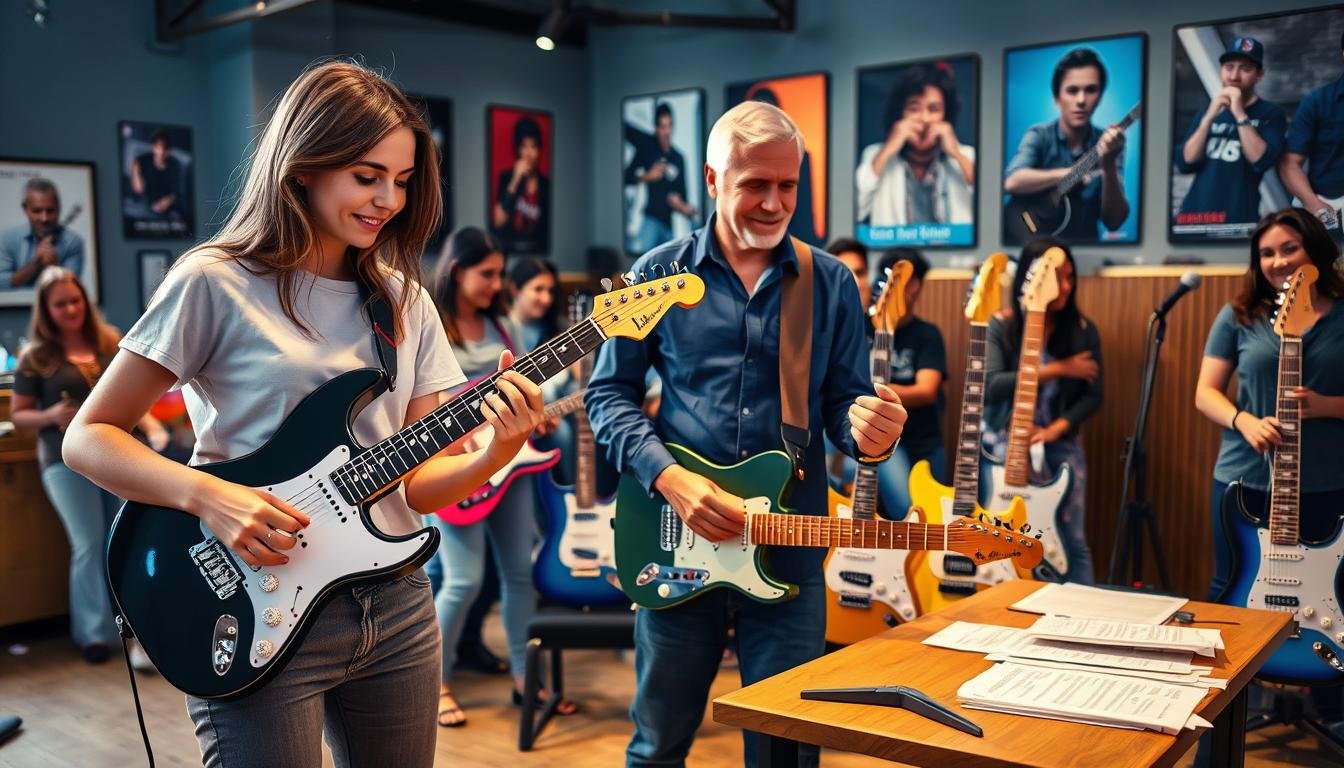 how to play electric guitar