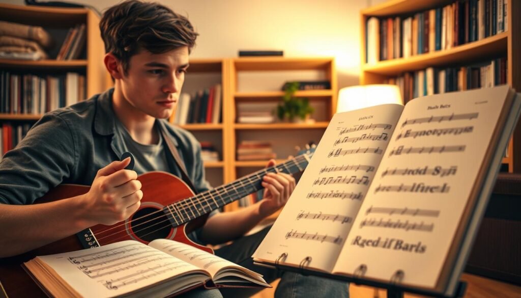 how to read guitar notes