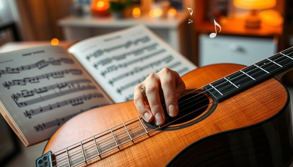 how to read guitar notes