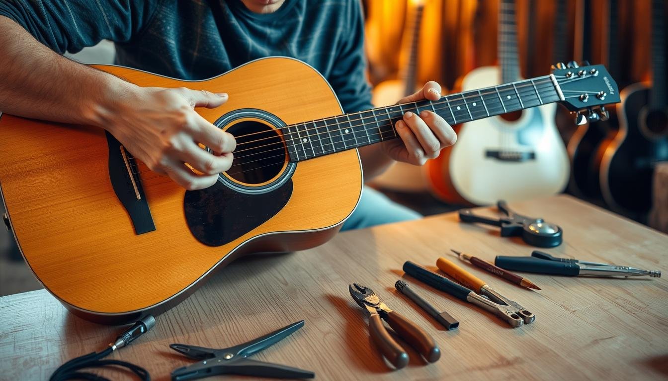 how to restring a guitar