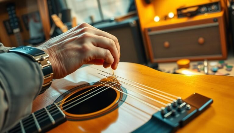 how to string a guitar