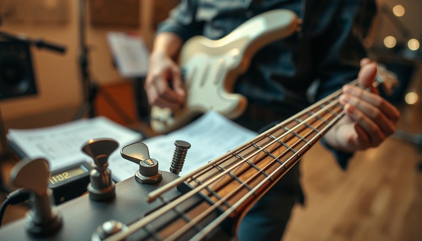 how to tune a bass guitar