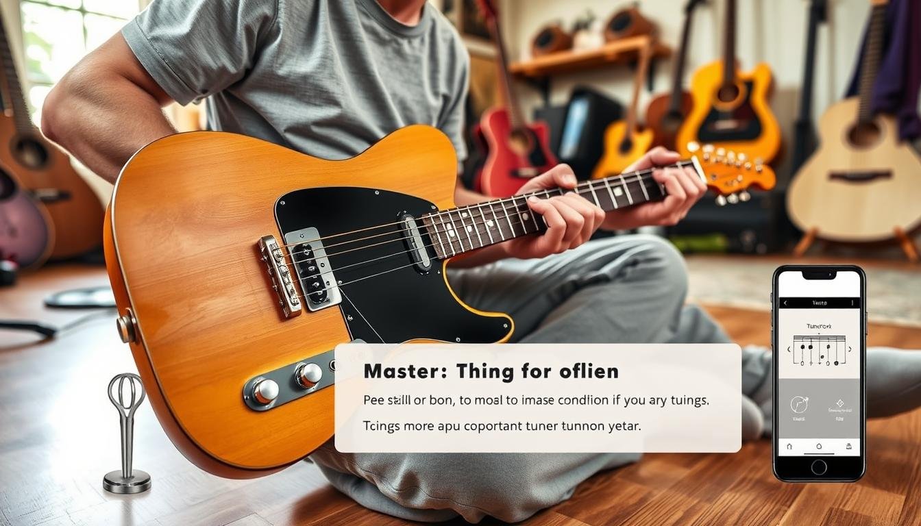 how to tune a guitar without a tuner