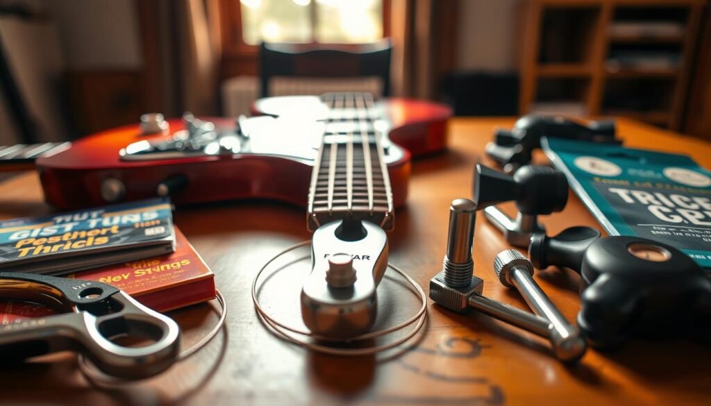 restring guitar restring guitar