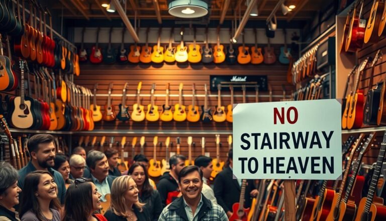 why is stairway to heaven banned in guitar stores