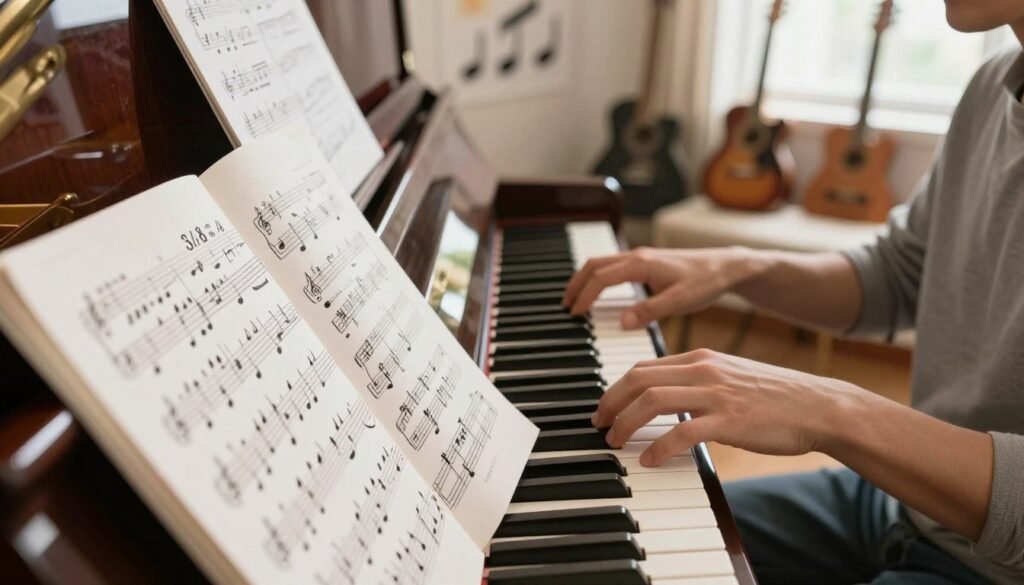 time signatures piano