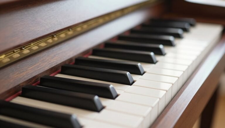 what are piano keys made of