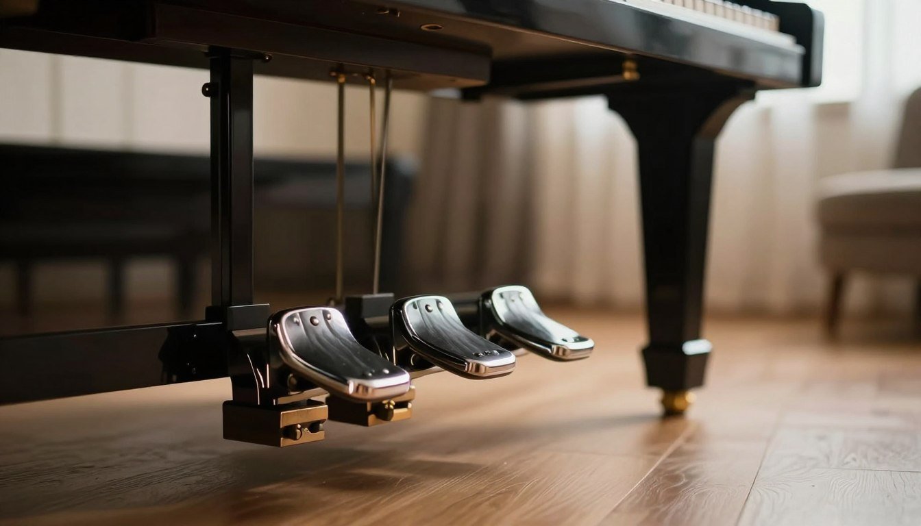 what do the pedals on a piano do